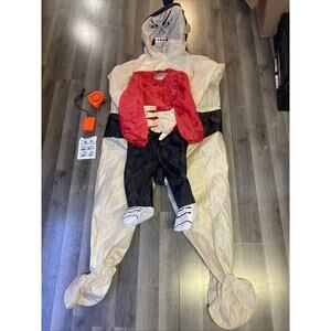 Sumo Wrestler Inflatable Pick Me Up Costume Adult Funny Blow Up Suit Halloween